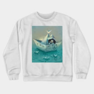 Paper Boat Crewneck Sweatshirt